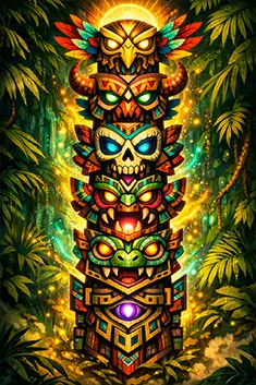 15 Totem Stacks slot tribale